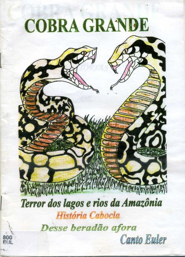 Cobra Grande terror dos lagos e rios da Amazônia - 800 EUL